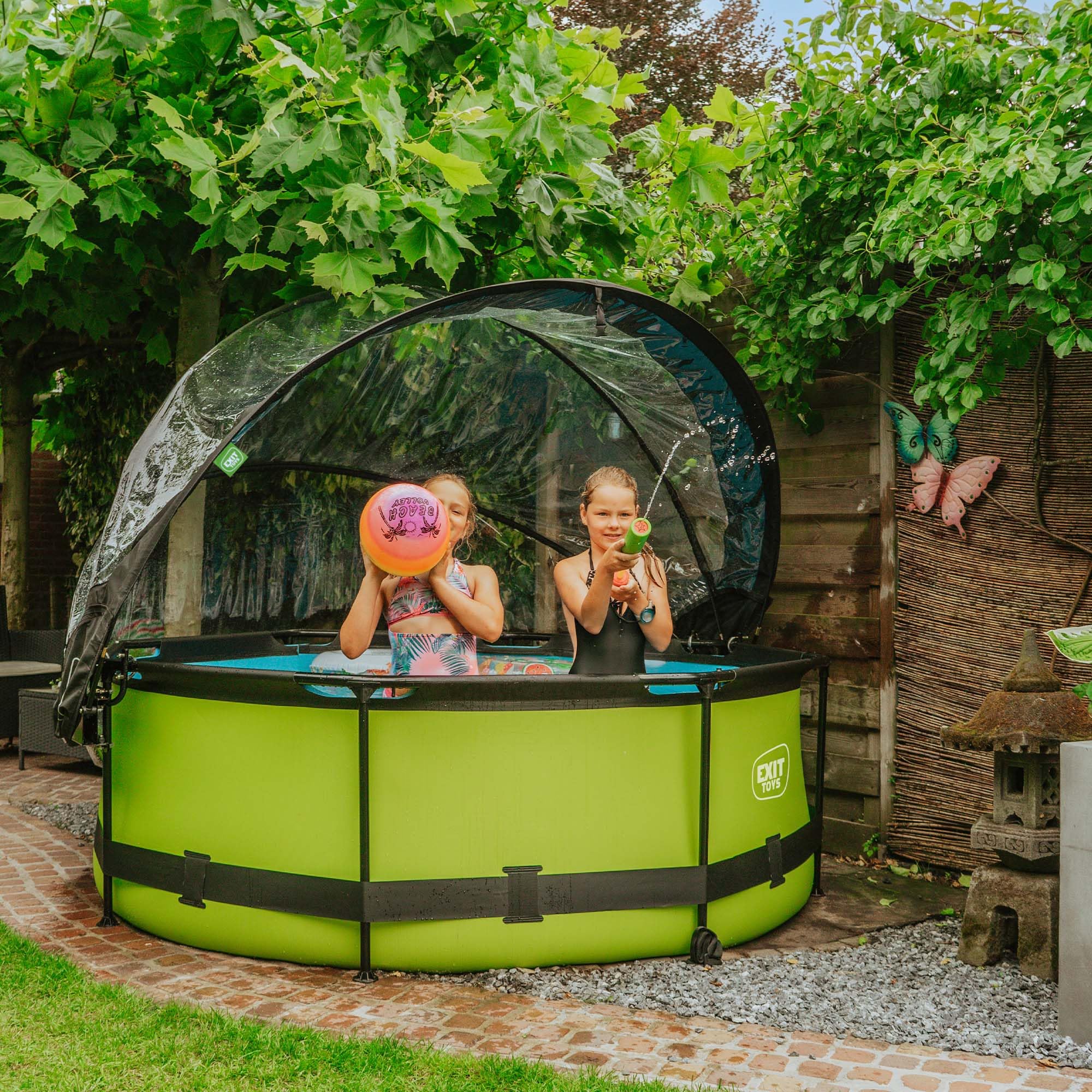 Pool Dome 10 ft - For Intex/Bestway Pools - Keeps Water Warm and Clean - Protects Against Wind and Debris - Excellent Customer Service - Universal Swimming Dome