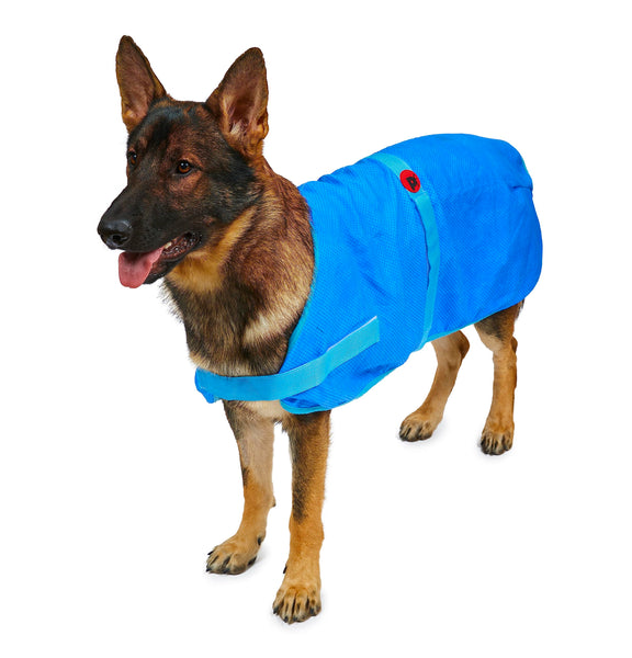 Petface Cooling Summer Dog Coat, 70 cm, Blue