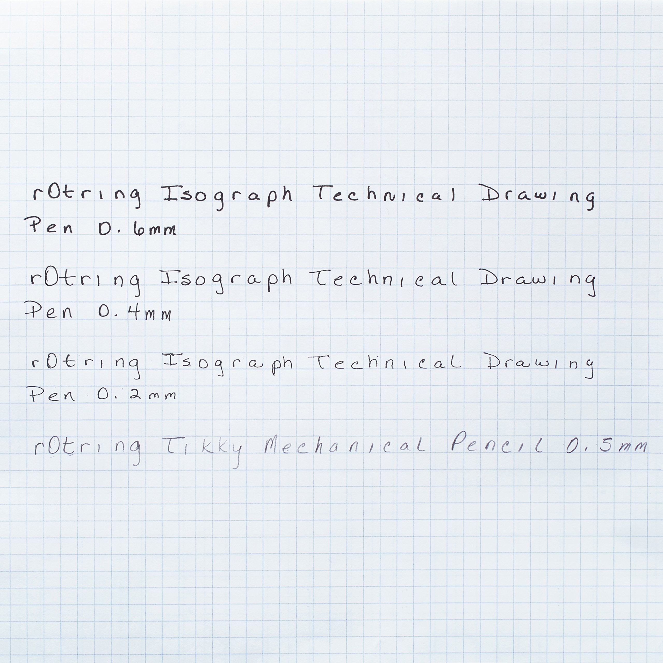 rOtring Isograph Pen Set Technical Pen & Pencil College Set | 3 Pens (0.20mm0.30mm0.50mm) and Mechanical Pencil (0.5mm) + Accessories