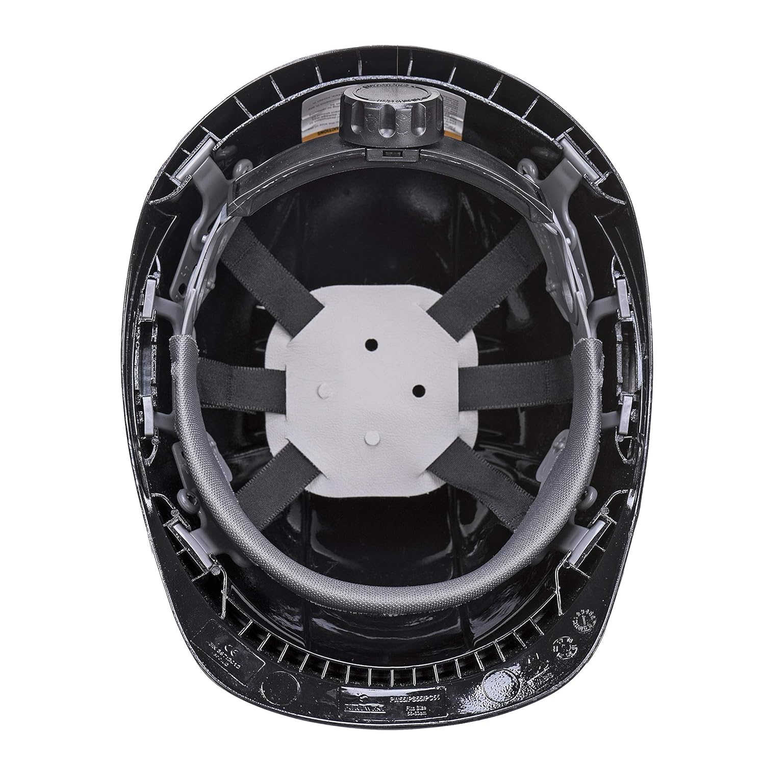 Portwest Endurance Work Safety Helmet EN 397 Carbon Look, Helmet for Guide, Powers, architect, Ladder, Engineers