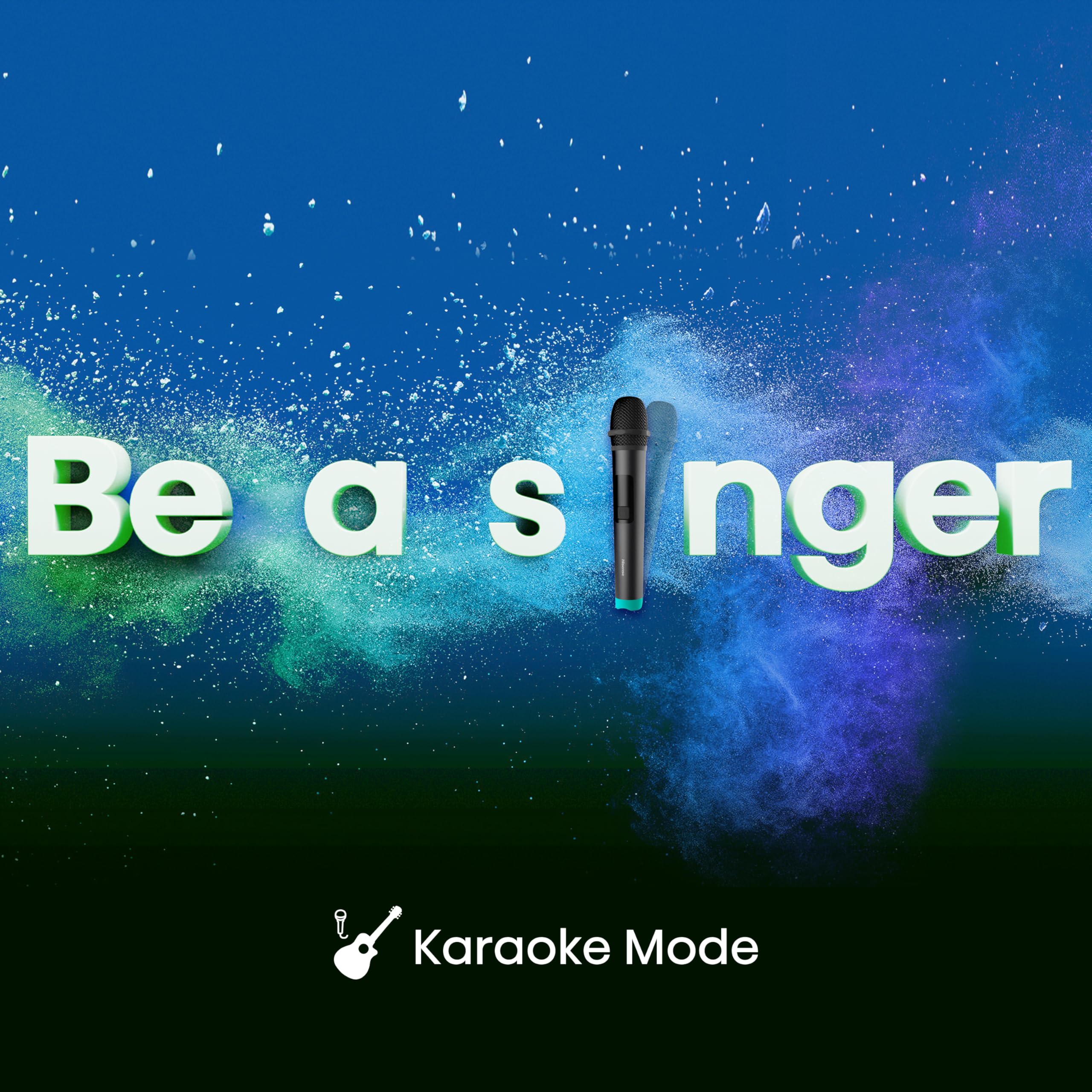 Hisense PARTY STORM, 300W Max Audio Power,15 Hrs long playtime,Karaoke Mode,Lighting effects, Wireless charge the phone, IPX4 Waterproof, Bluetooth 5.0