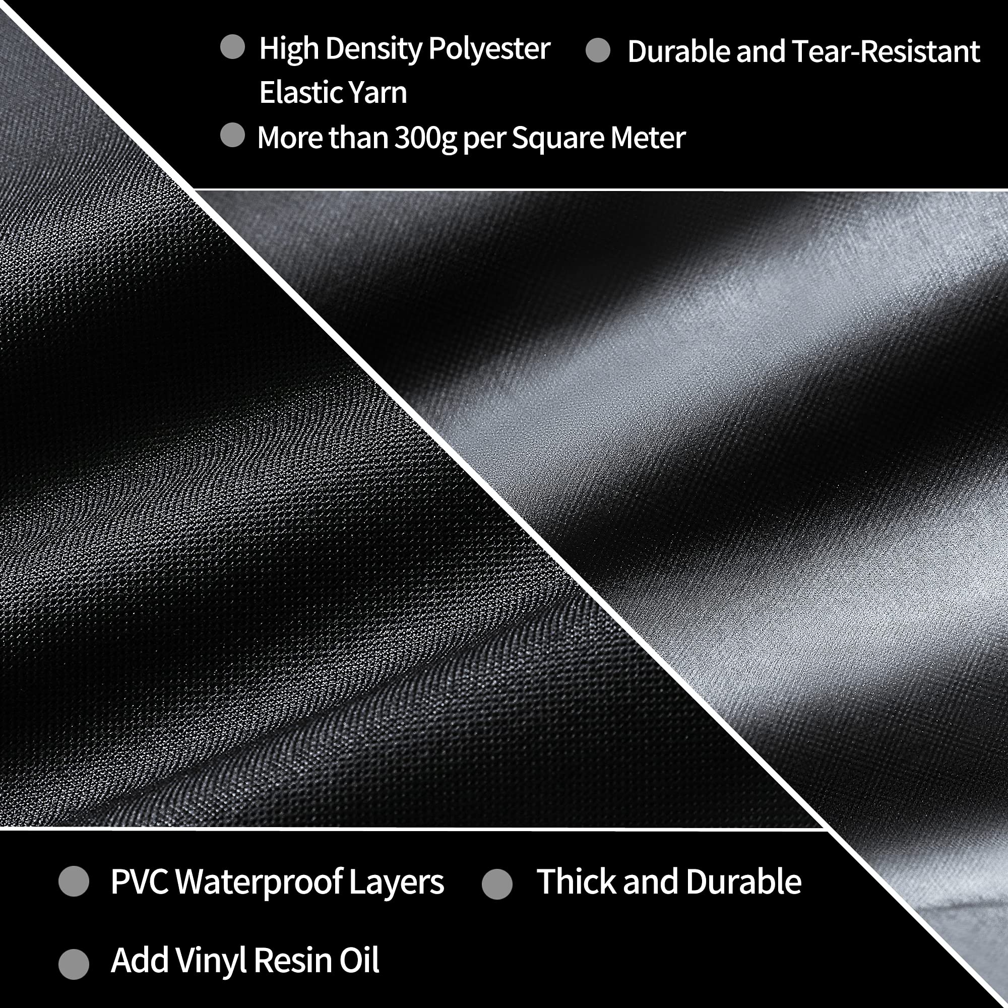 Jiesuo Kamado Grill Cover for Kamado Joe Classic Charcoal Grills, Grill Accessories for Kamado Joe, Heavy Duty Waterproof Grill Cover