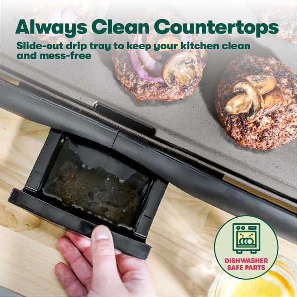 BELLA 17876 Griddle, Aluminium, Black