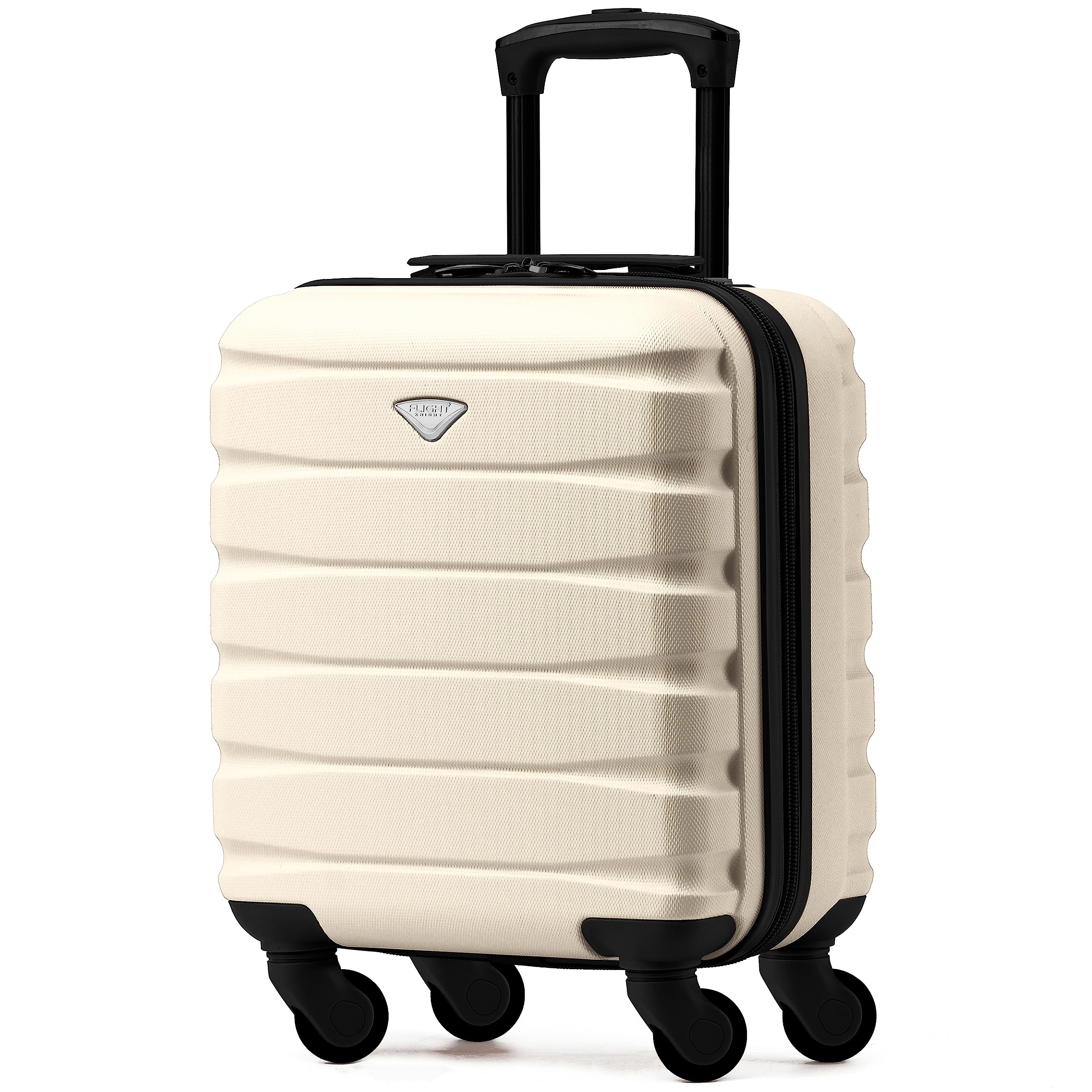 Flight Knight Set of 3 Lightweight 4 Wheel ABS Hard Case Suitcases Cabin & Hold Luggage Options Approved for Over 100 Airlines Including easyJet, British Airways, Ryanair, Jet2 & Many More