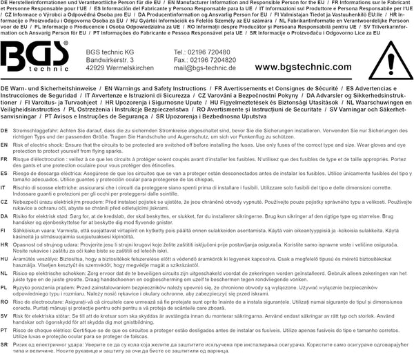 BGS 8127 | Car Fuse Assortment | Maxi | 24 pcs.