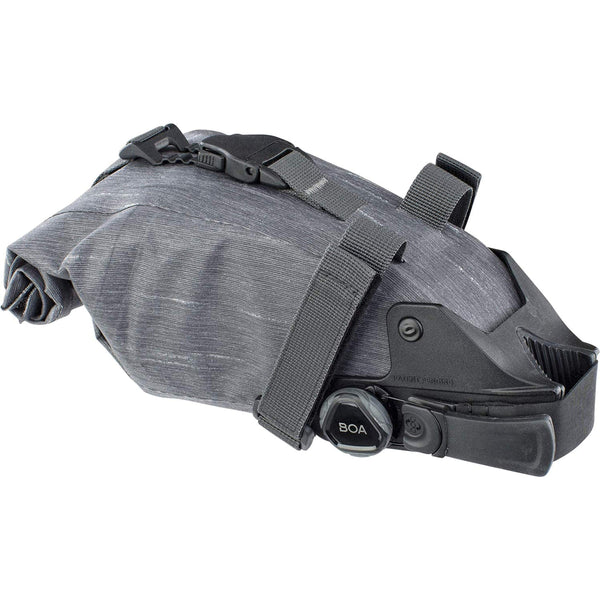 EVOC SEAT PACK BOA saddle bag, bike bag for extra storage space (size: M, 2L storage space, BOA FIT SYSTEM, easy to attach, waterproof, adjustable