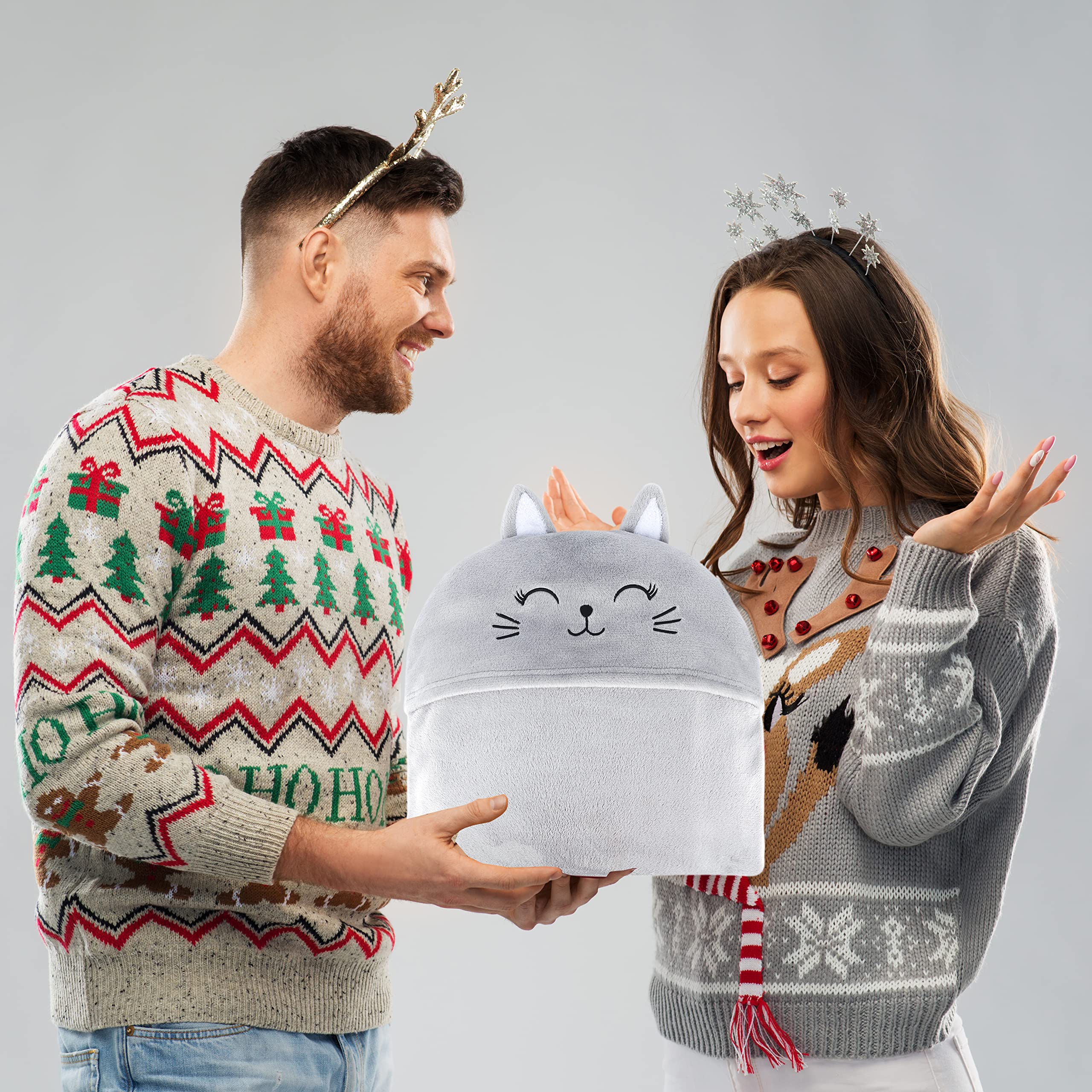 Shoppawhile Sloth Gifts for Women Wearable Hooded Blanket Soft Cute Warm Fluffy Sloth Hooded Blanket 59 * 51 inch