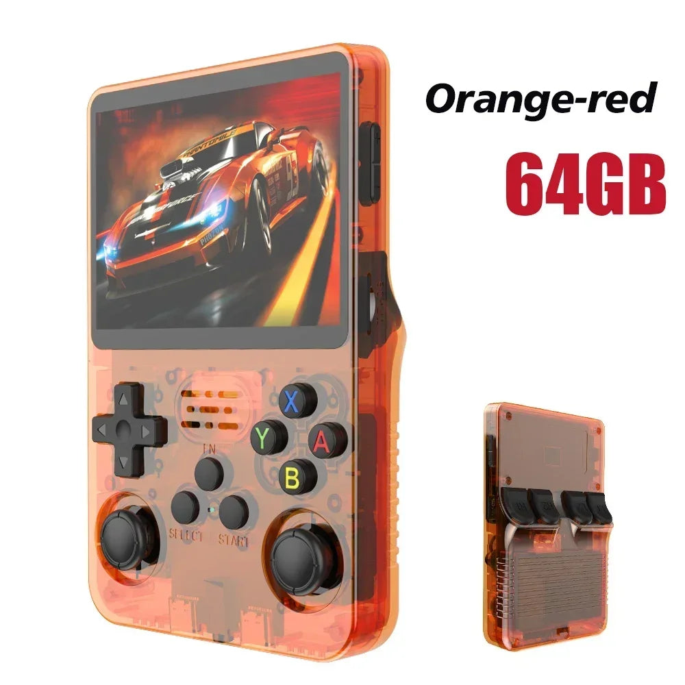 128GB R36S Retro Handheld Video Game Console Linux System 3.5 Inch IPS Screen Portable Pocket Video Player 64GB Games Boy Gift