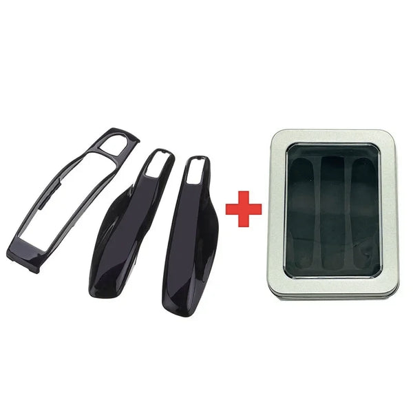 3Pcs Car Smart Remote Key Case Fob Cover Shell for Porsche Panamera Spyder Carrera Macan Boxster Cayman Cayenne 911 970 981 991