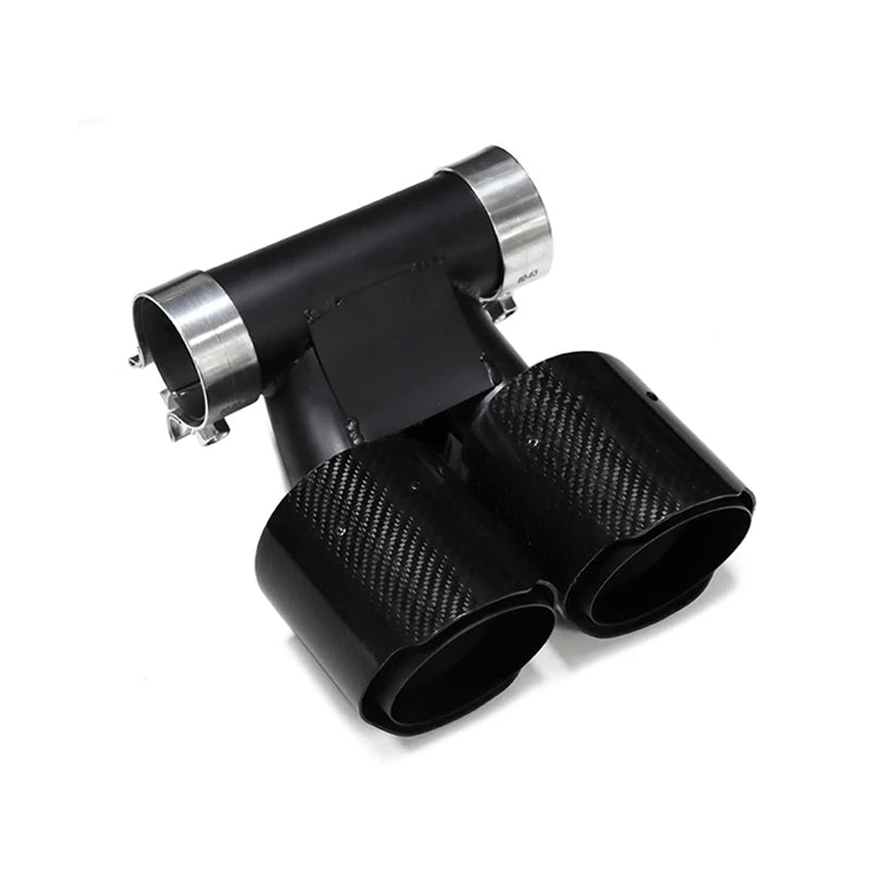 Suitable for Porsche Cayman 718 981 987 Boxster Exhaust Modified Dual Sports Tailpipe Stainless Steel Muffler Low Upgrade High-G