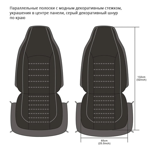 AUTOYOUTH PU Leather Front Car Seat Covers High Bucket Car Seat Cover Auto Interior For 308 CC For Ranger XLT 2001 For Opel