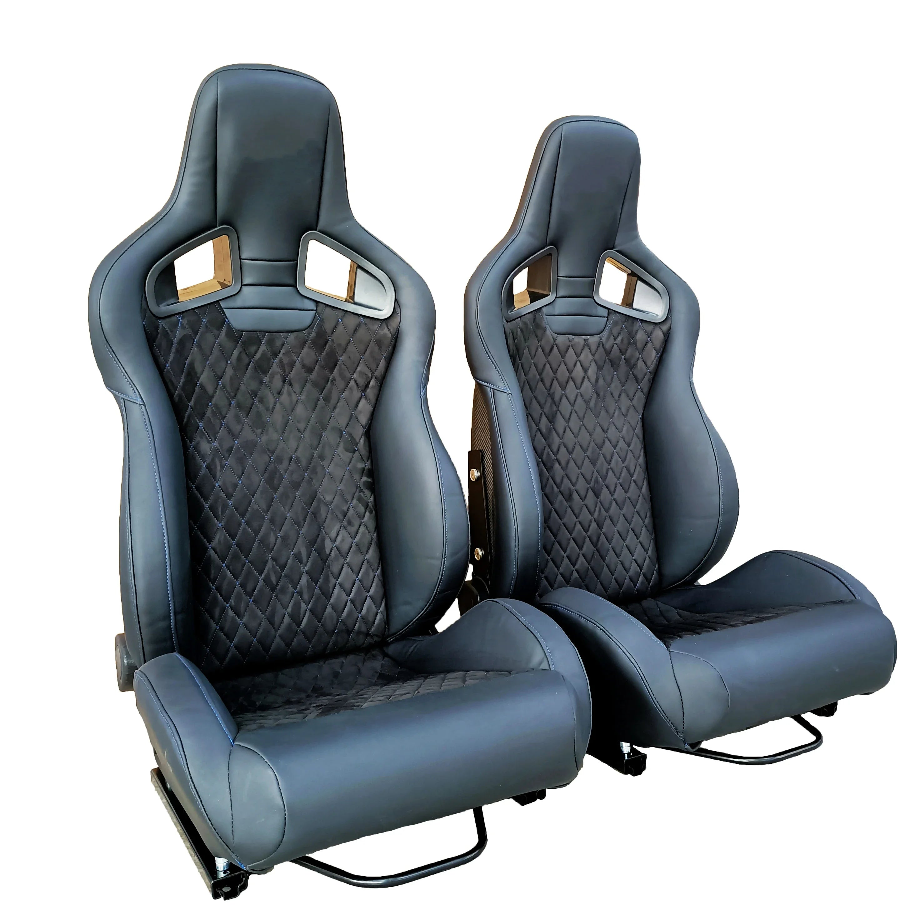 1039R Fiberglass Carbon Fiber Back Bucket Car Sim Racing Seats