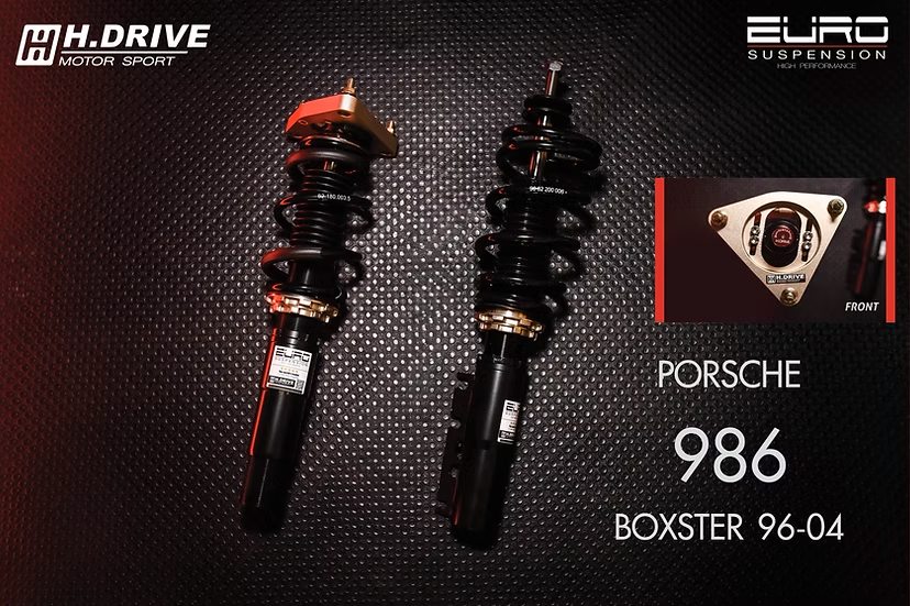 H.Drive Lowering Coilovers - Euro Spec – Porsche BOXSTER RWD 986 96-04 H. Drive