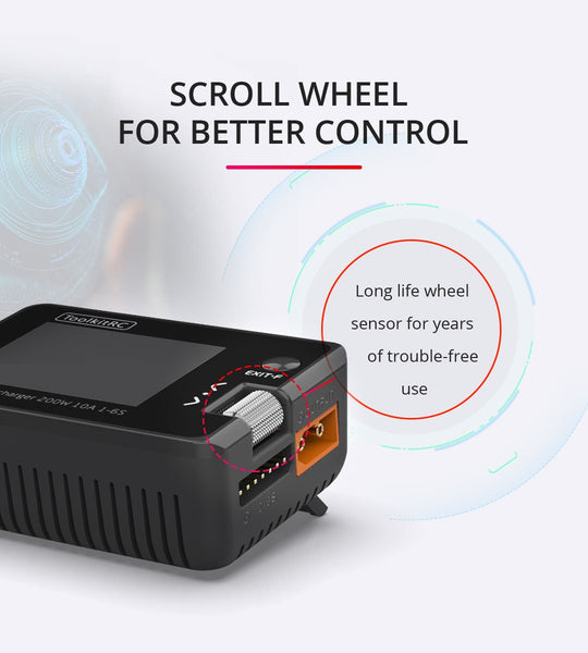 ToolkitRC M7 200W DC Multi Function Balance Charger XT60
