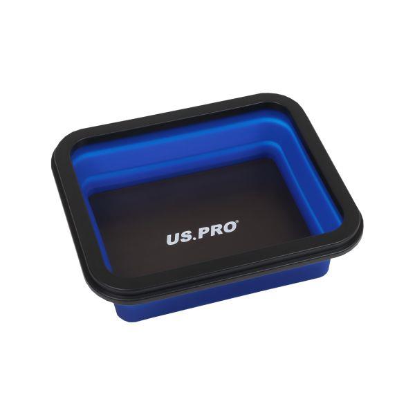 US PRO Tools Collapsible Magnetic Parts Tray - 158 x 132 x 45mm 6894