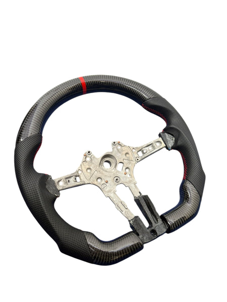 BMW 1, 2, 3, 4, 5 Series Carbon Fibre Steering Wheel (IN STOCK - SWBMWF5)