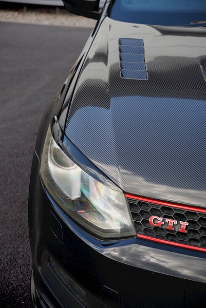 Volkswagen Polo MK5 LY Style Genuine Carbon Fibre Bonnet (6R / 6C 09 - 17 Models) DAS