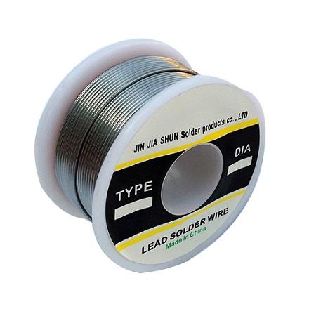 100g Tin/Lead Rosin Core Solder Wire Reel - 1mm