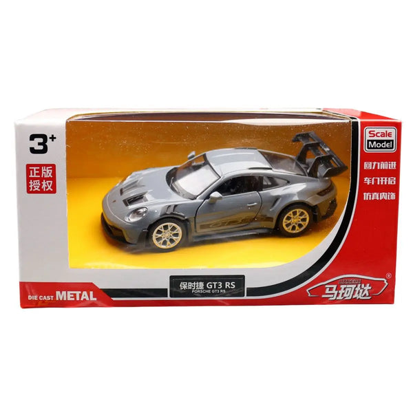 1:36 Porsche 911 GT3 RS Alloy Mini Car Model Racing Diecasts Metal Toy Sports Simulation Collection Pull Back Childrens Gifts