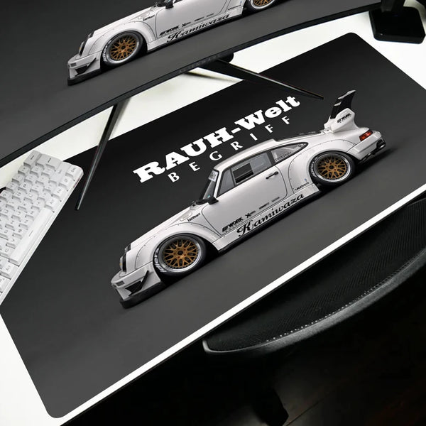 Japan sports car jdm RWB 911 964 933 XXL Mousepad Boy Pad Natural Rubber mousepad Desk Mat Anime Lock edge Mousepad