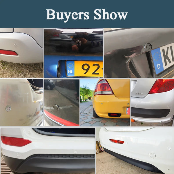 4PCS 22mm Ultrasonic Parking Sensors Reverse Backup Radar System Choose From Red, Black, White, Silver, Gray, Gold, and More!