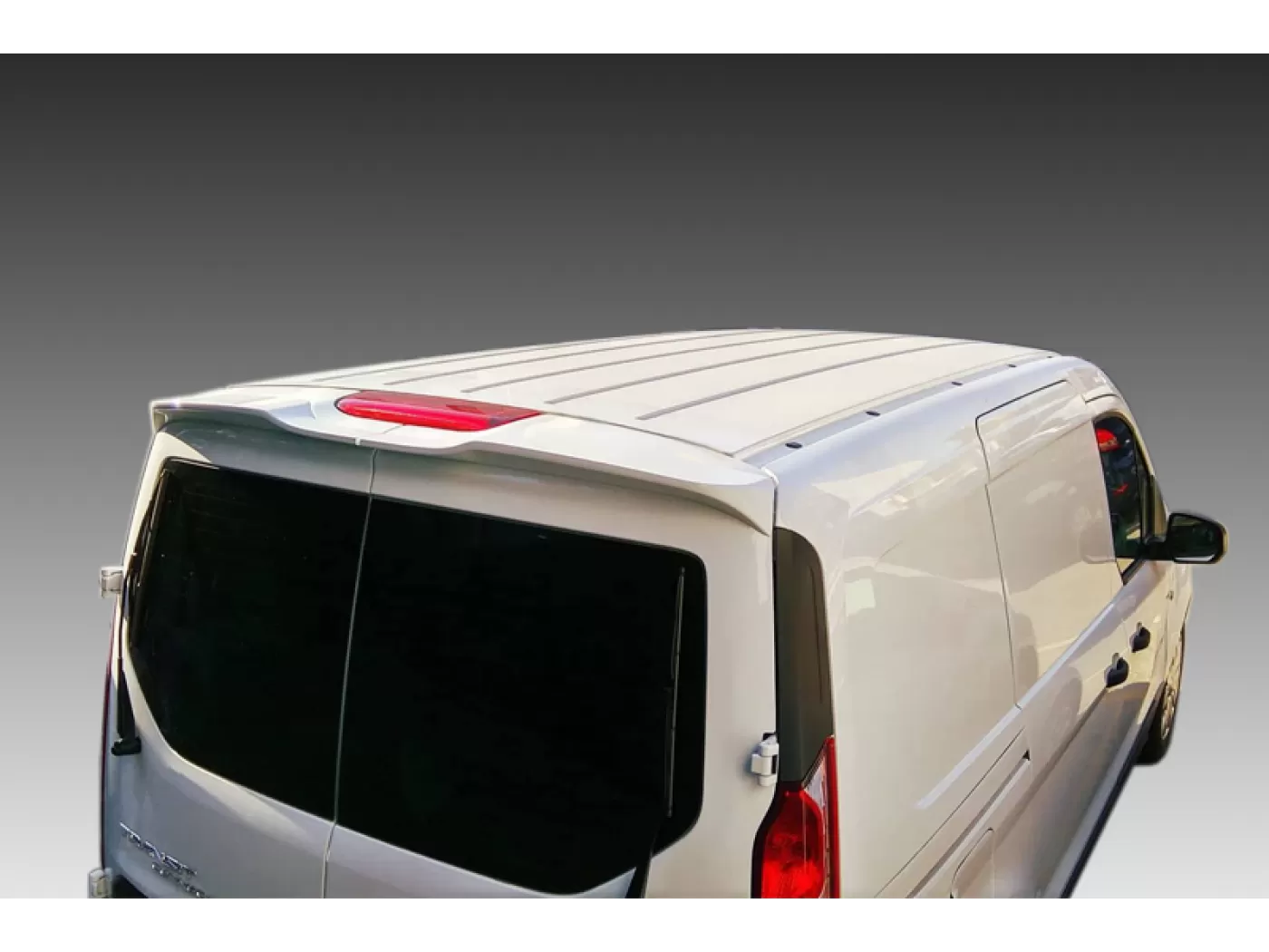 Motordrome Design Rear Wing Roof Spoiler Barn Doors Ford Transit Connect 2014+ PU