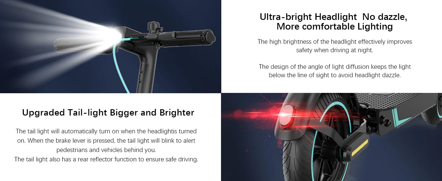 RCB R17 Electric Scooter, 350W Motor, Speed up to 25 km/h, 30 km of autonomy, 8.5" Solid Tire, Maximum Load 120 kg, Dual Braking