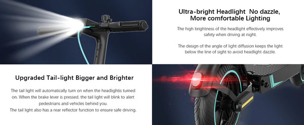 RCB R17 Electric Scooter, 350W Motor, Speed up to 25 km/h, 30 km of autonomy, 8.5" Solid Tire, Maximum Load 120 kg, Dual Braking