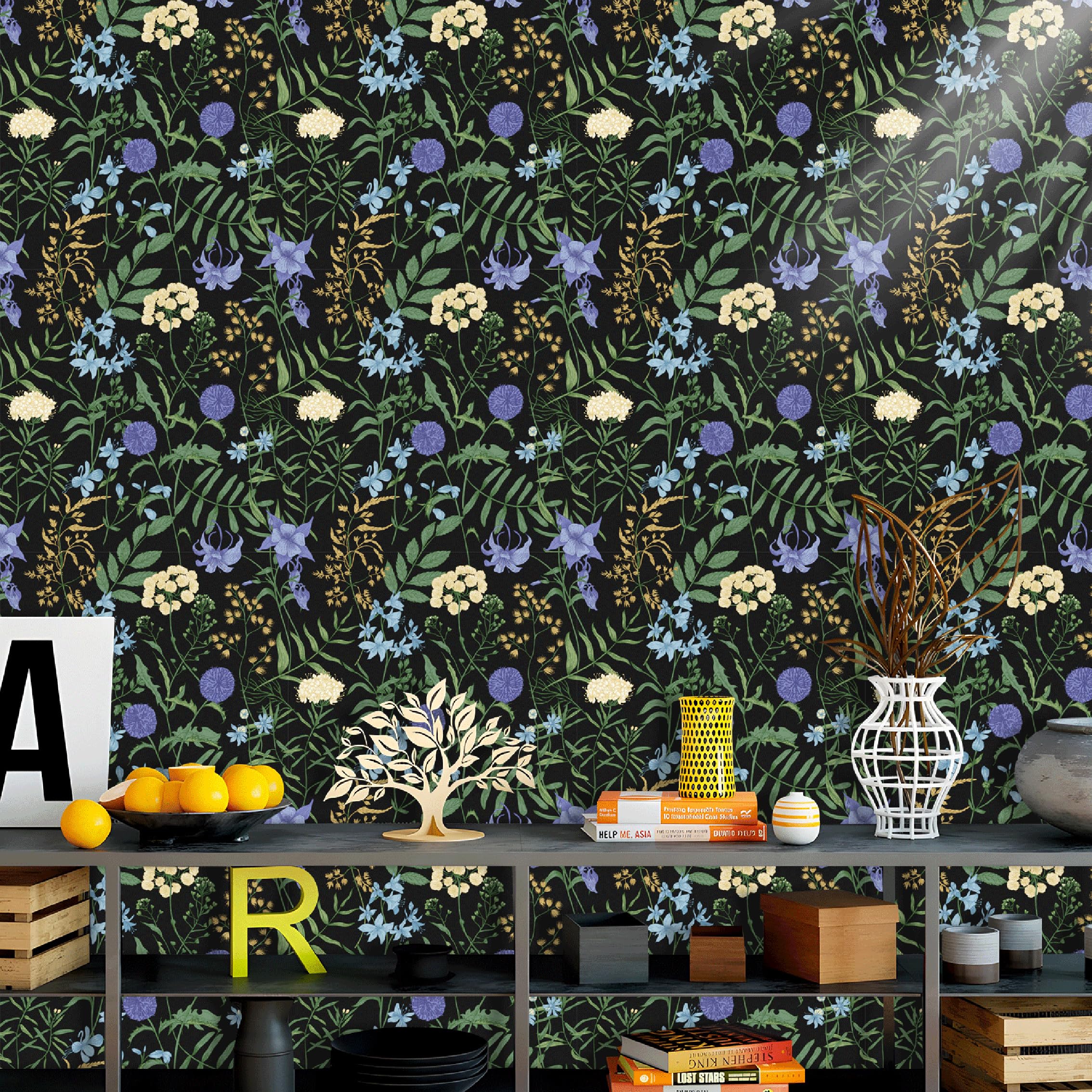 myforHD Self-Adhesive Wood Grating Wallpaper Wood Stripe Grain Natural Wooden Slats Wallpaper Peel and Stick Contact Paper PVC Vinyl Film Removable Waterproof