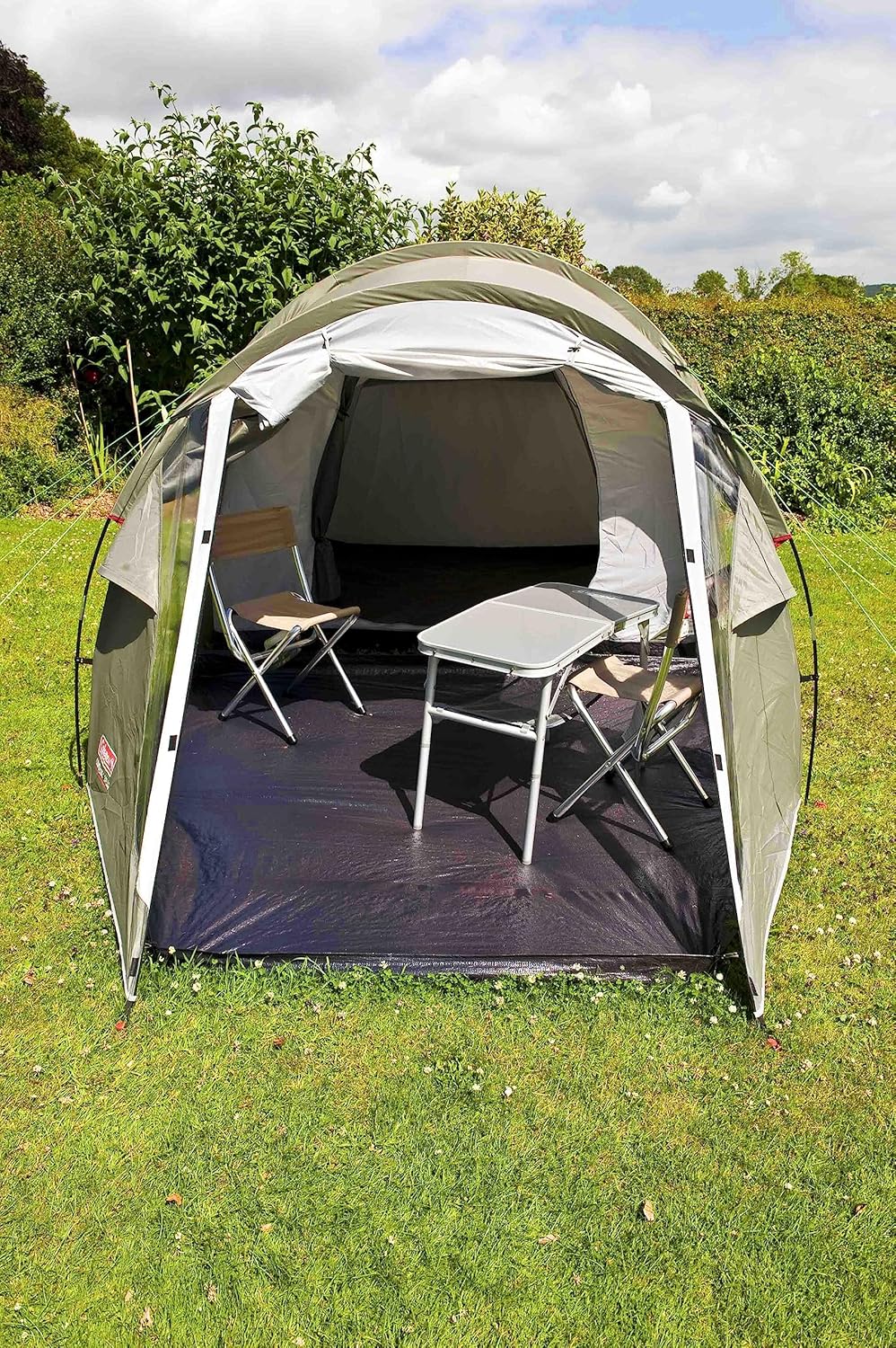 Coleman Tent Coastline 3 Plus, compact 3 man tent, 3 person tunnel tent, lightweight camping tent with awning and windows, Waterproof thanks to 3,000mm water column
