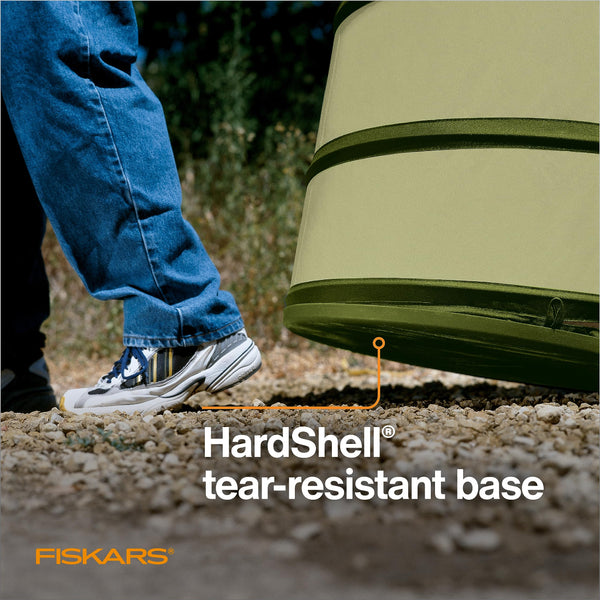 Fiskars 30 Gallon HardShell Bottom Kangaroo Garden Bag