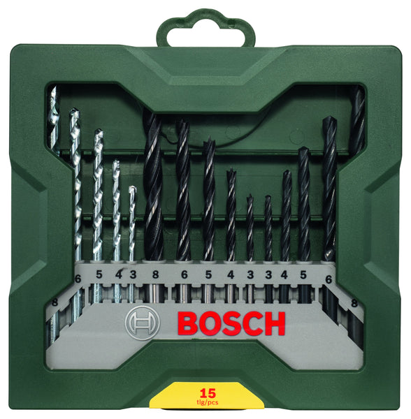 Bosch 70-Pieces X-Line Titanium Drill and Screwdriver Bit Set (for Wood, Masonry and Metal, Accessories Drills)