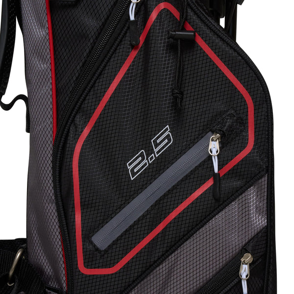 Fazer 2.5 Golf Stand Bag - Lightweight Travel & Shoe Storage with 4-Way Club Divider - Compact Design with Dual Straps & Multiple Pockets for Easy