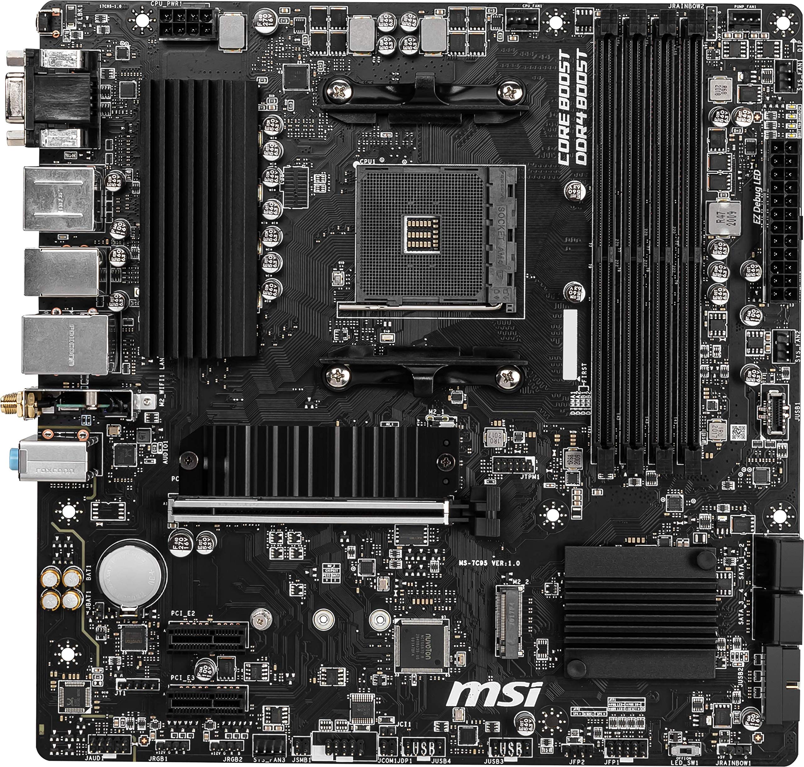 MSI MPG B550 Gaming Plus (ATX AMD AM4 DDR4 M.2 USB 3.2 Gen 2 HDMI ATX Gaming Moederboard AMD Ryzen™ 5000 processors