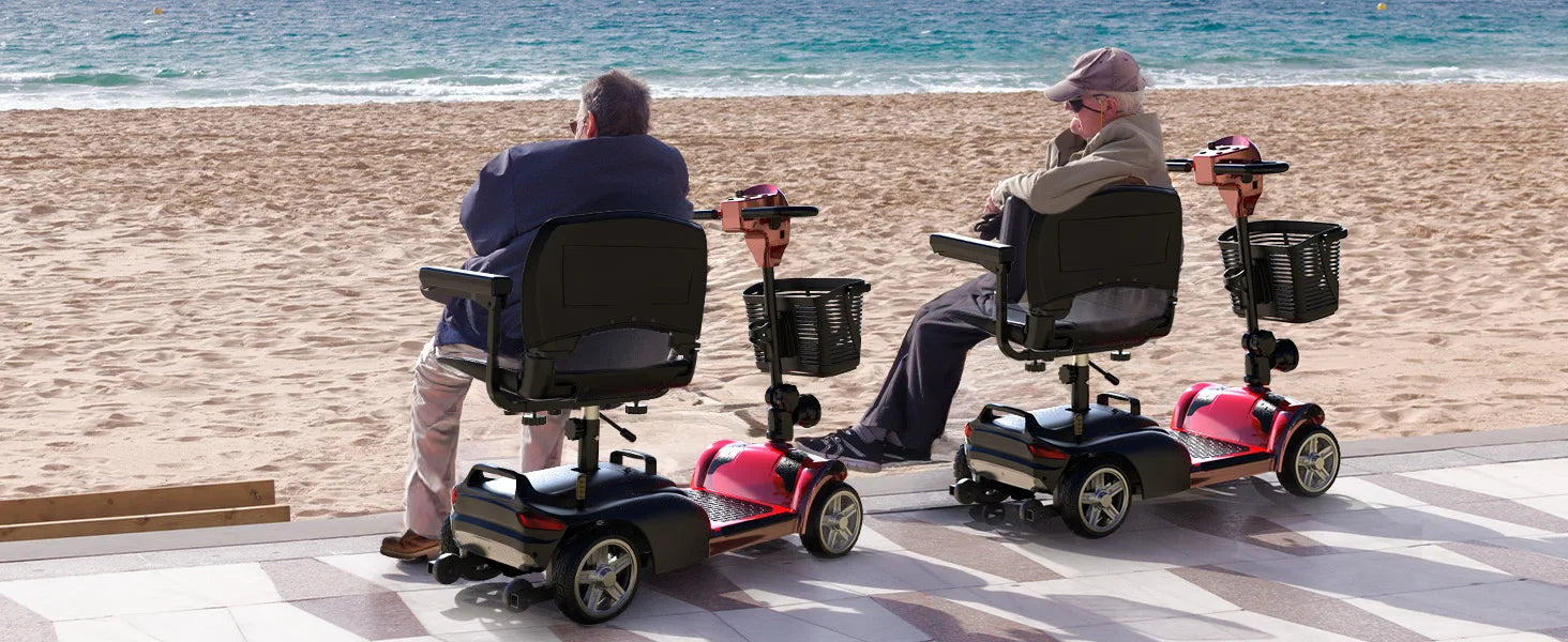 iscooter X02 Electric Mobility Scooter - 250W Power | 12Ah Battery | 5Mph Speed | 12Mi Range - One Size - Escooter Clinic