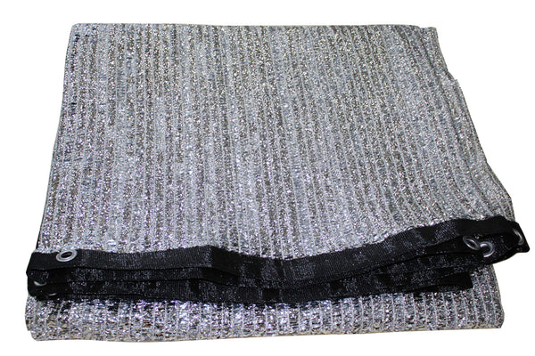 JEXUSUY 70% 10 ft x 20 ft Aluminet Shade Cloth Panels with Grommets