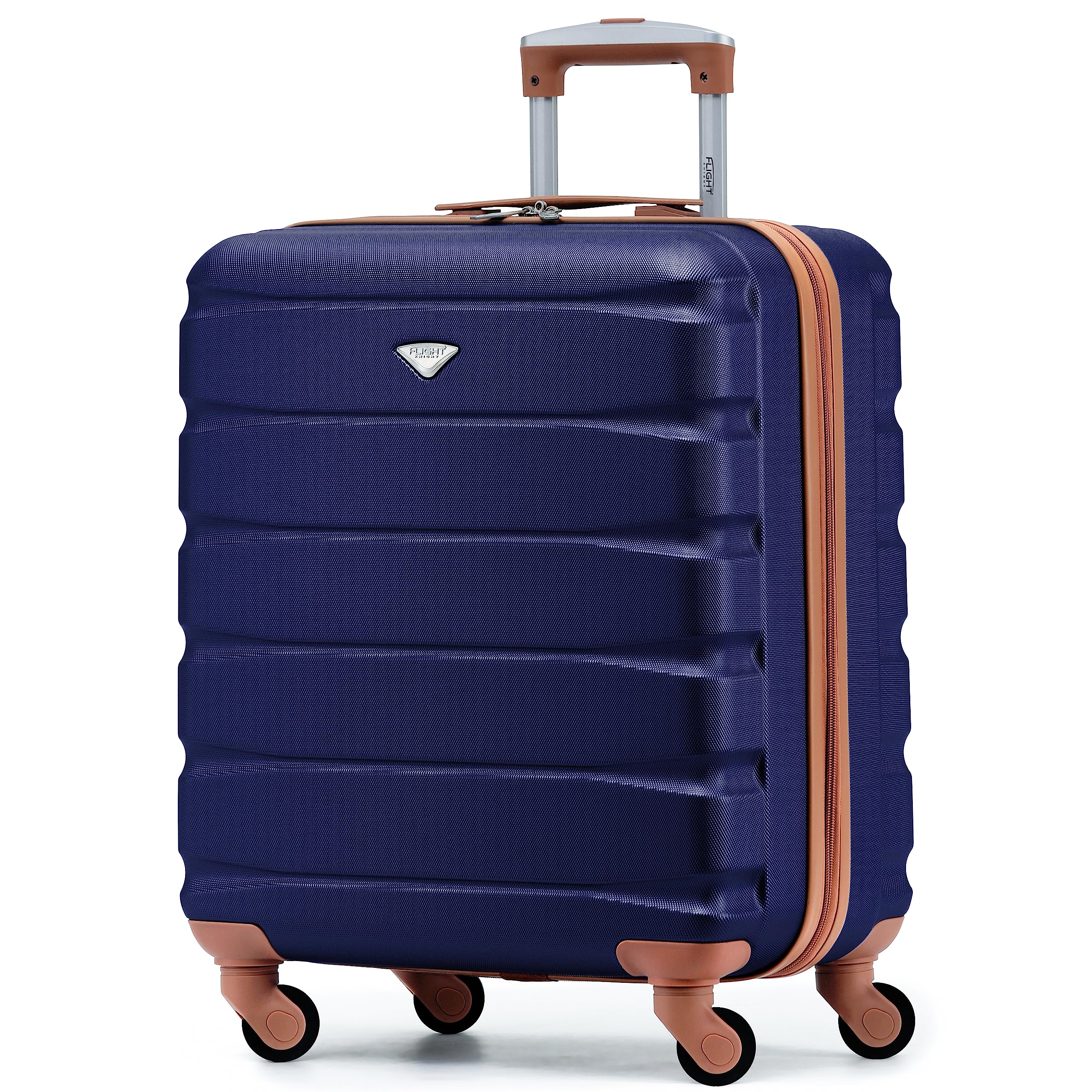 Flight Knight Set of 3 Lightweight 4 Wheel ABS Hard Case Suitcases Cabin & Hold Luggage Options Approved for Over 100 Airlines Including easyJet, British Airways, Ryanair, Jet2 & Many More