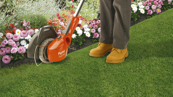 Flymo Contour 500E Electric Grass Trimmer and Edger, 500 W, Cutting Width 25 cm, Orange