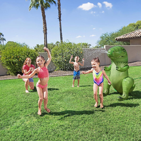 Bestway Dinomite Dinosaur water sprinkler, Kids Inflatable Garden Water Toys