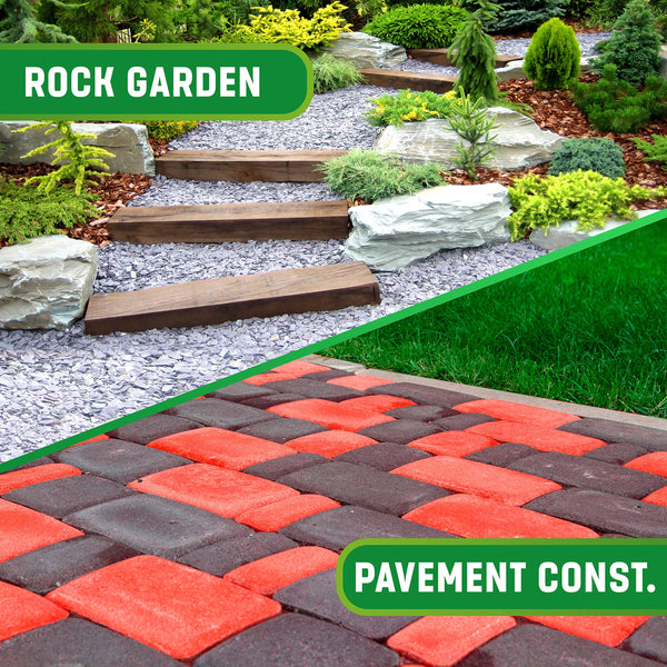 GardenGloss? 100m2 Weed Control Membrane (50gsm) - Water Permeable and Tearproof Weed Barrier Fabric - Weed Control Fabric with High UV-Stabilisation