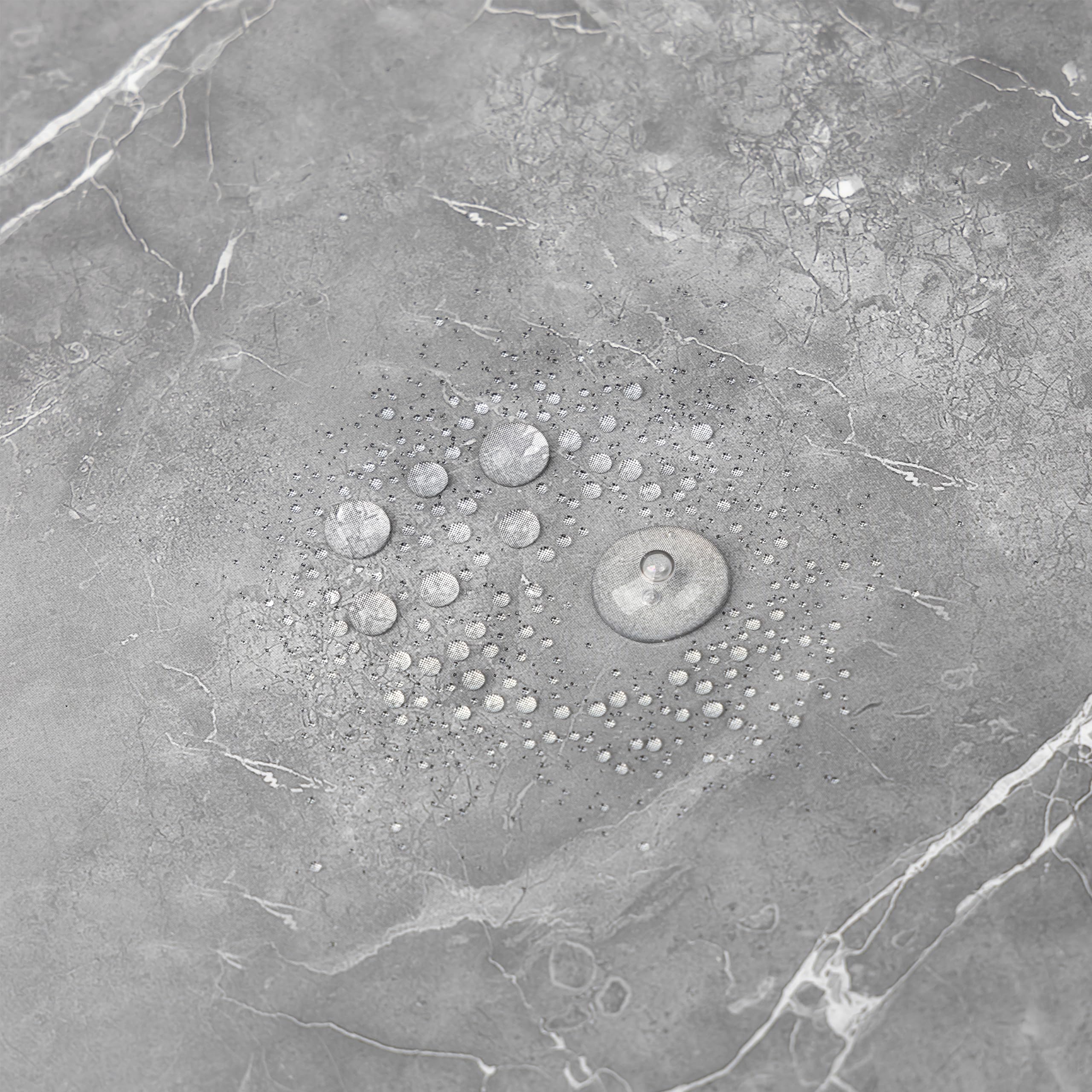 Hode 50pcs 30x30cm Grey Marble Tile Stickers for Kitchen Bathroom Backsplash, Sticky Back Plastic Stick on Tiles Vinyl Transfers, Peel and Stick Self