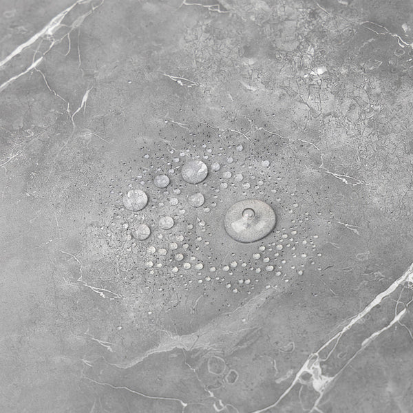 Hode 50pcs 30x30cm Grey Marble Tile Stickers for Kitchen Bathroom Backsplash, Sticky Back Plastic Stick on Tiles Vinyl Transfers, Peel and Stick Self