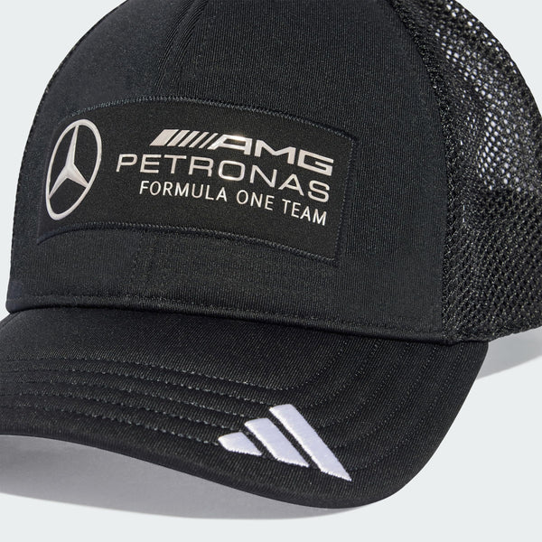adidas Unisex Mercedes - Amg Petronas Formula One Team Snapback Logo Trucker Cap Baseball Cap