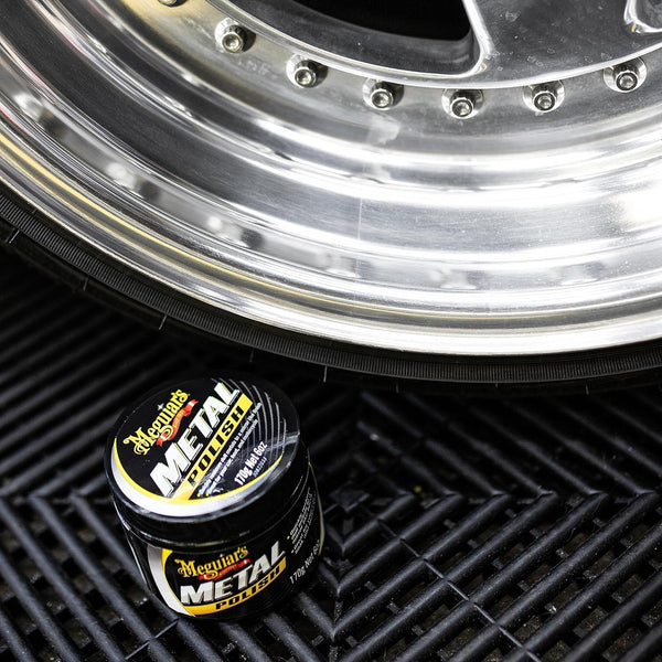 Meguiar's G211606EU Metal Polish 170g Suitable for aluminium (polished, cast and billet), chrome, stainless steel, brass, copper, silver and other bright-work components