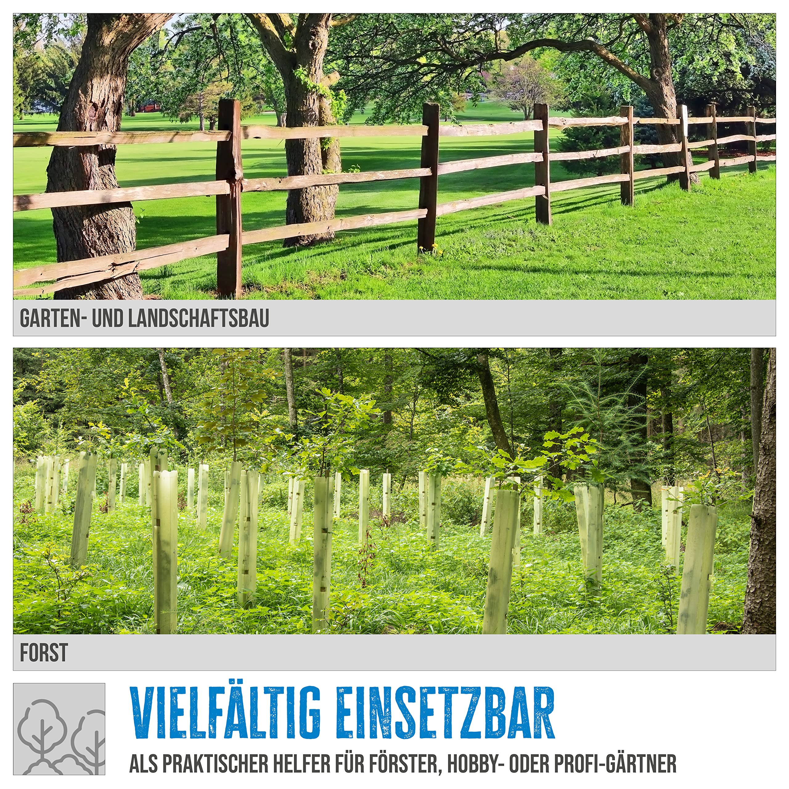 G?de GH 150 Hand Earth Drill (Total Length 104 cm, Diameter 15 cm, for Setting Fence Posts, Planting etc., Non-Slip Handles, Large Metal Cross Handle