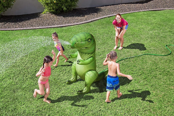 Bestway Dinomite Dinosaur water sprinkler, Kids Inflatable Garden Water Toys