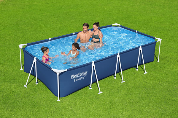 Bestway Steel Pro | Metal Frame Above Ground Pool, Family Outdoor Pool 9.10ft