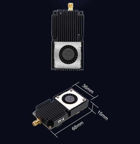 AKK Alpha 4 5.8GHz 25mW-4W 80CH Long Range VTX