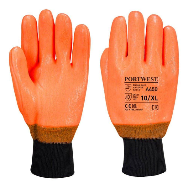 Portwest A450 Weatherproof Hi-Vis Glove