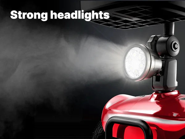 iscooter X02 Electric Mobility Scooter - 250W Power | 12Ah Battery | 5Mph Speed | 12Mi Range - One Size - Escooter Clinic